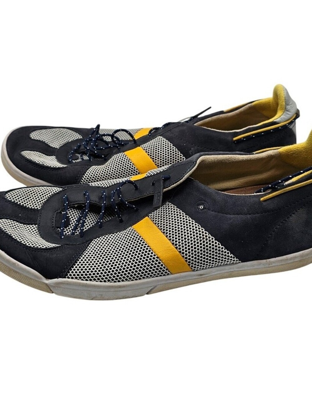 Plae Butler Blue Yellow Sneakers Mens Sz 12 #550010-419 Casual